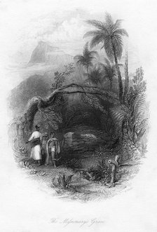 'The Missionary's Grave', 19th century. Artist: W Floyd