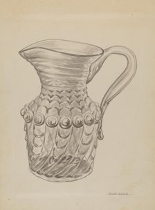 Pitcher, c. 1937. Creator: John Dana.