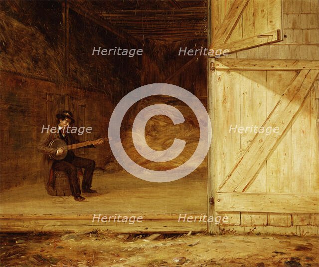 The Banjo Player, between 1850 and 1855. Creator: William Sidney Mount.