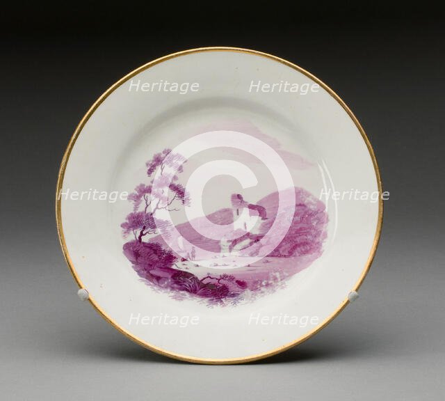 Plate, Burslem, c. 1820. Creator: Wedgwood.