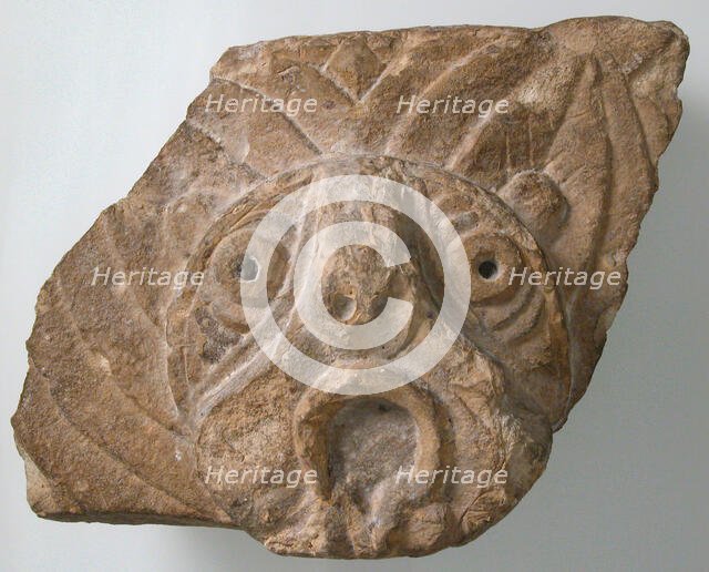 Cornice Relief, Coptic, 4th-7th century. Creator: Unknown.