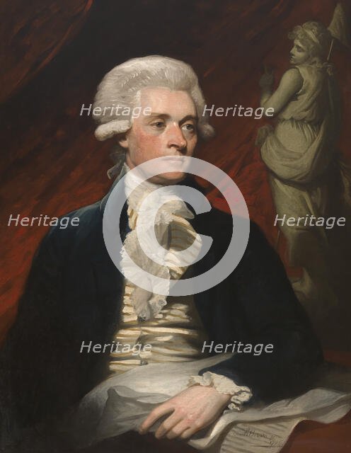 Thomas Jefferson, 1786. Creator: Mather Brown.