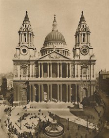 'The Great Church Built By Wren On The Site of Old St. Paul's', c1935. Creator: Francis Frith & Co.