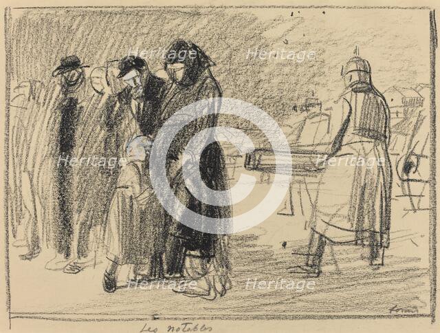 Les notables, c. 1914/1919. Creator: Jean Louis Forain.