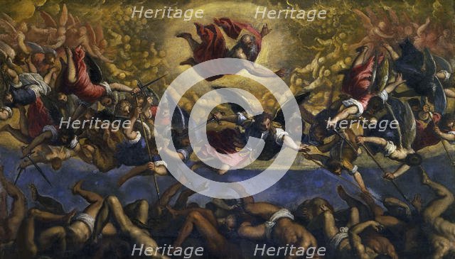 The Fall of the Rebel Angels, c. 1615-1620. Creator: Palma il Giovane, Jacopo, the Younger (1544-1628).