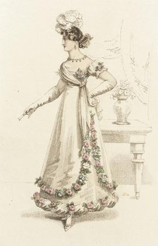 Fashion Plate (Ball Dress), 1821. Creator: John Bell.