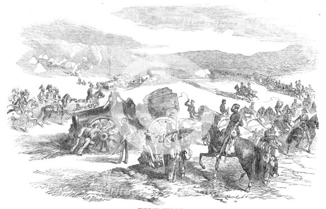 Heaving Guns, at Balaclava, 1854. Creator: Unknown.