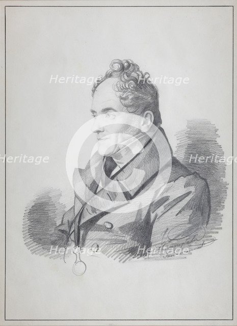 Portrait of Count Viktor Pavlovich Kochubey (1768-1834), Imperial Chancellor of Russia, c. 1832. Artist: Hampeln, Carl, von (1794-after 1880)