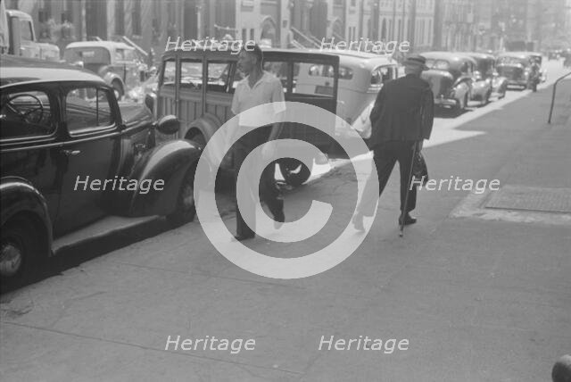 61st Street between 1st and 3rd Avenues, New York, 1938. Creator: Walker Evans.