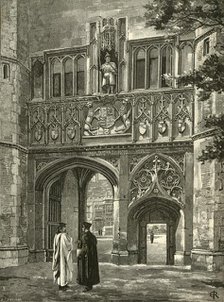 'Principal Gateway, Trinity College', late 19th century.  Creator: Edward Gascoin.