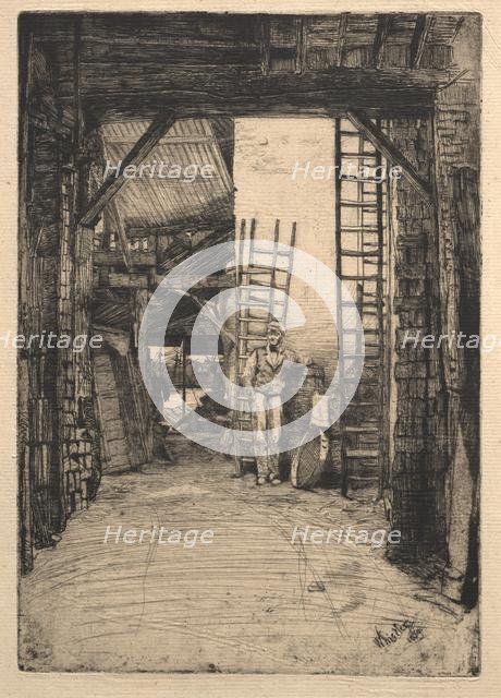 The Lime-burner, 1851. Creator: James McNeill Whistler (American, 1834-1903).