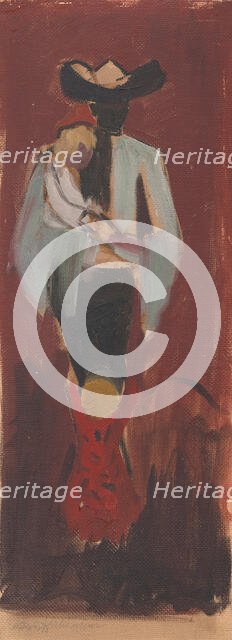 Figural Study, 1935. Creator: Arnold Peter Weisz-Kubincan.