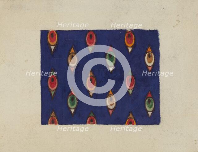 Printed Textile, c. 1938. Creator: Cleon Barton.