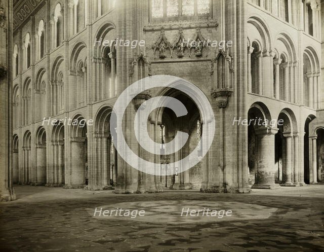 Ely Cathedral: Octagon into Nave and North Transept, c. 1891. Creator: Frederick Henry Evans.