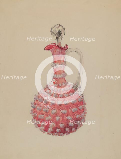 Vinegar Cruet, c. 1936. Creator: Dorothy Posten.