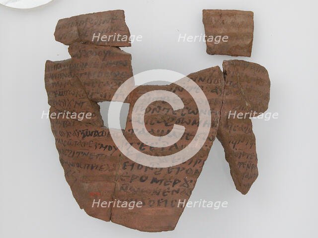 Ostrakon, Coptic, 600. Creator: Unknown.