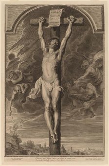 Christ on the Cross, 1631. Creator: Paulus Pontius.