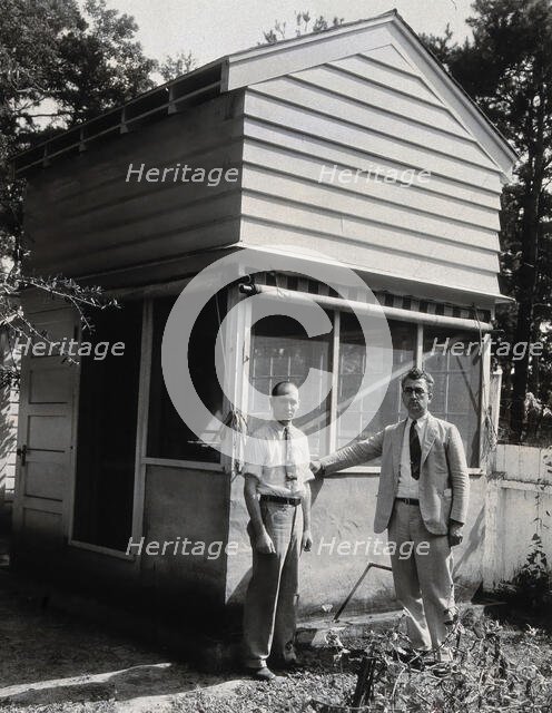 Mark Boyd and one unidentified man, c1940s. Creator: Unknown.