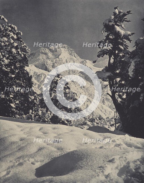 Mt Sefton, Mt Cook district, 1920s. Creator: Harry Moult.