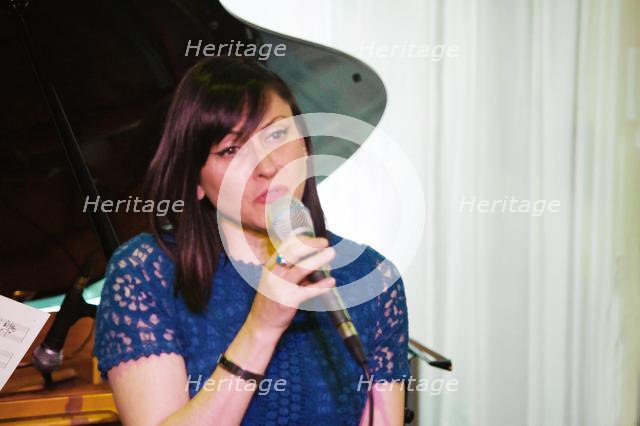 Georgia Mancio, Watermill Jazz Club, Dorking, Surrey, UK, 14 May 2019. Creator: Brian O'Connor.