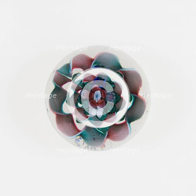 Paperweight, Sandwich, c. 1850-1900. Creator: Boston and Sandwich Glass Company.