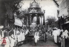 The silver chariot of the Chettiars, Saigon, Vietnam, 1912. Artist: Unknown