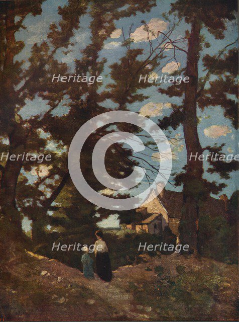 'A Landscape', c1915. Artist: Henri-Joseph Harpignies.