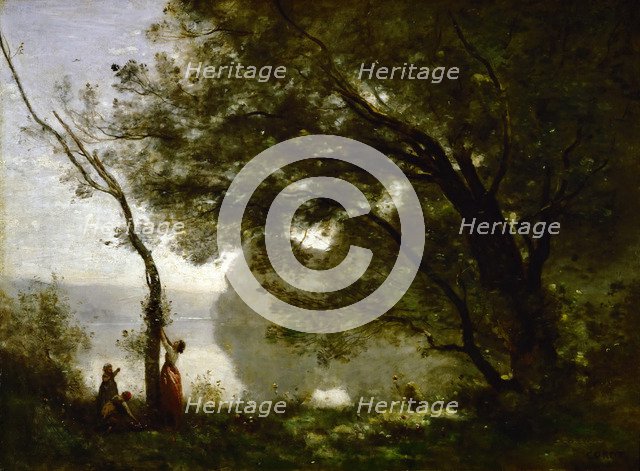 Recollection of Mortefontaine. Artist: Corot, Jean-Baptiste Camille (1796-1875)