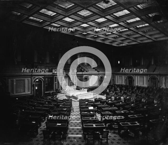 Old House of Representatives (about 1861). Creator: Unknown.