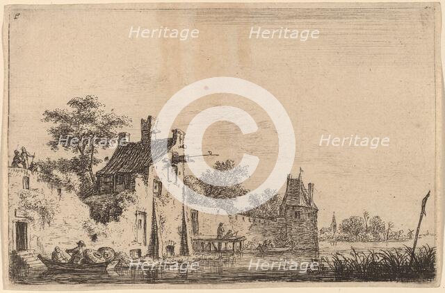 Departure of Two Fishermen. Creator: Anthonie Waterloo.