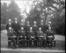 Group Portrait of a Cabinet, 1932. Creator: British Pathe Ltd.