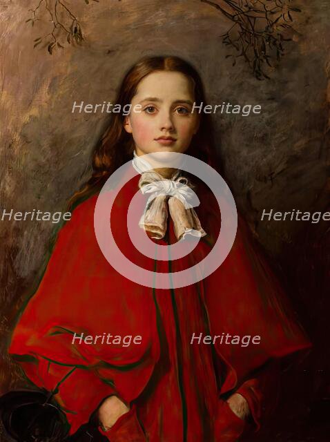 Bright Eyes, 1877. Creator: John Everett Millais.