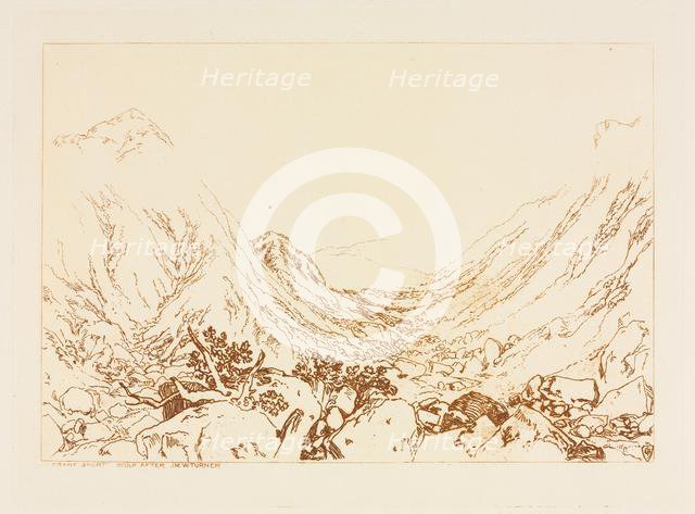 Ben Arthur, Scotland, 1884. Creator: Frank Short (British, 1857-1945).