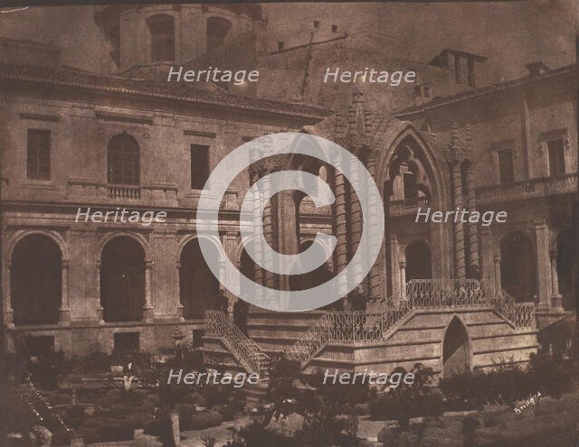 Benedictine Convent, Catania, 1846. Creator: George Wilson Bridges.
