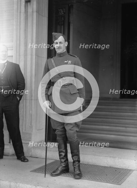 British Commission To U.S. - Maj. L.W.B. Rees, 1917. Creator: Harris & Ewing.