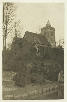 Amwell Church, 1880s. Creator: Peter Henry Emerson.