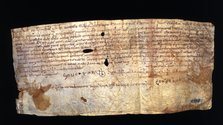 Execution of the will of Count Ramon Borrell I, parchment document dated May 6, 1034.
