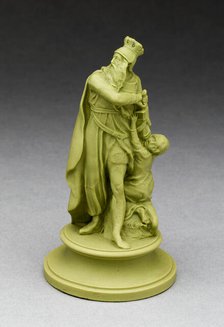 Chess Piece: King, Burslem, Late 18th century. Creator: Wedgwood.