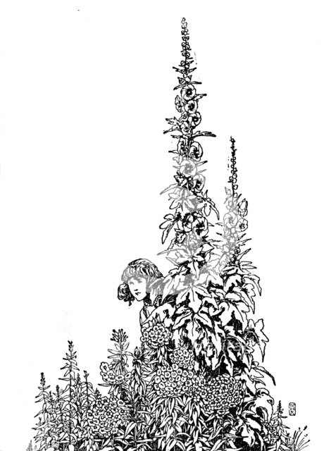 'Gerda Knew Every Flower in the Garden', c1930. Artist: W Heath Robinson.