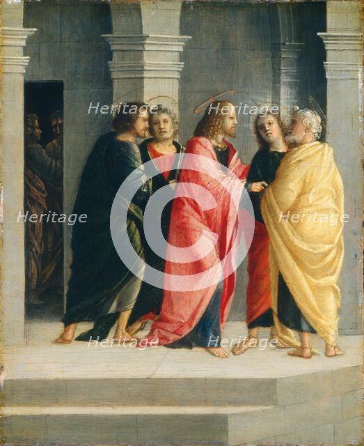 Christ Instructing Peter and John to Prepare for the Passover, 1504. Creator: Vincenzo Civerchio.
