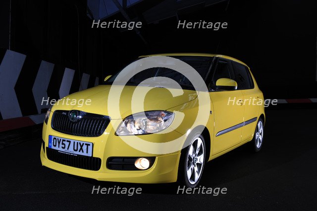 SKODA Fabia 2007. Artist: Simon Clay.