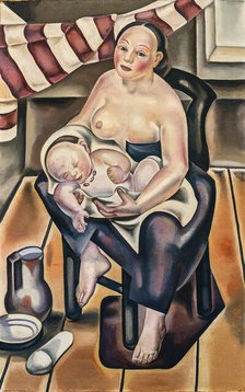 Motherhood, 1922-1923. Creator: Blanchard, María (1881-1932).