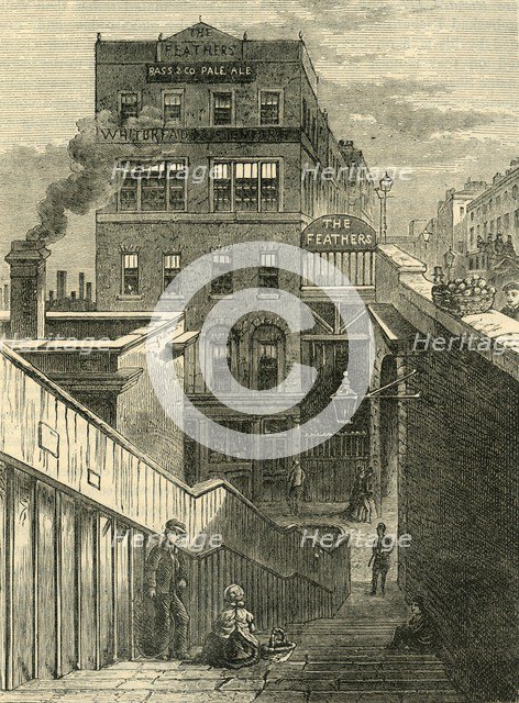 'The Houses in Waterloo Bridge Road', (c1878). Creator: Unknown.