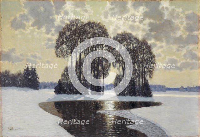 Winter, c. 1910. Artist: Purvitis, Vilhelms (1872-1945)