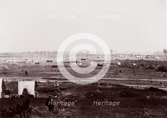 Fort Burnham, front of Petersburg, 1861-65. Creator: Unknown.