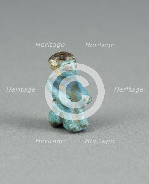 Figurine of a Seated Man, Egypt, Middle Kingdom? (about 2055-1650 BCE). Creator: Unknown.