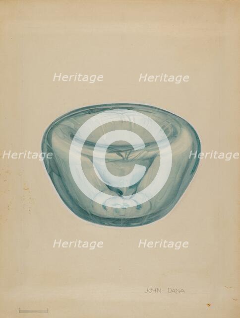 Sponge Cup, c. 1936. Creator: John Dana.