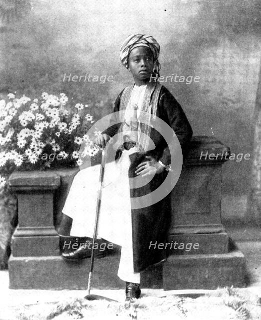 His Highness Seyyid Ali, son of the Sultan of Zanzibar, 1898. Creator: Gunn & Stuart.