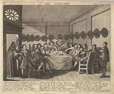 The Committee (Plate 10: Illustrations to Samuel Butler's Hudibras), 1725-30 (?). Creator: Unknown.
