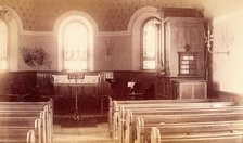 Bellevue Hospital, New York City: the Chapel interior, 1885-1898. Creator: Unknown.